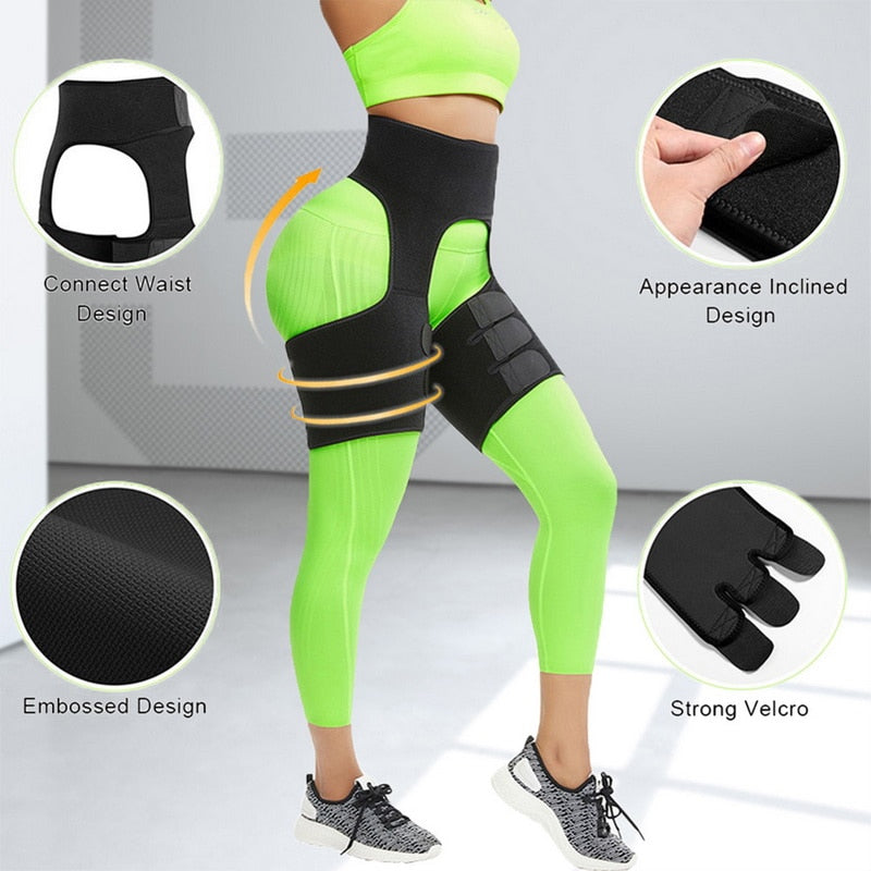 Waist trainer thigh trimmer